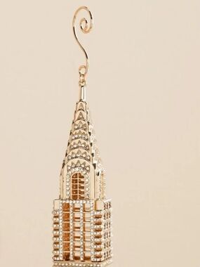 Gold-tone Crystal Skyscraper Ornament